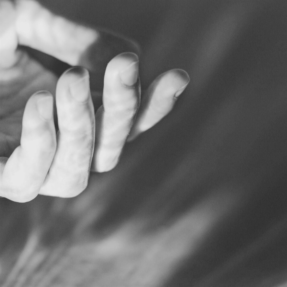 A resting hand